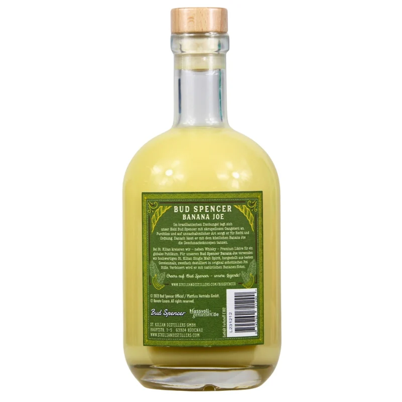 St.Kilian Bud Spencer Likör The Legend Banana Joe 21% 0,7l
