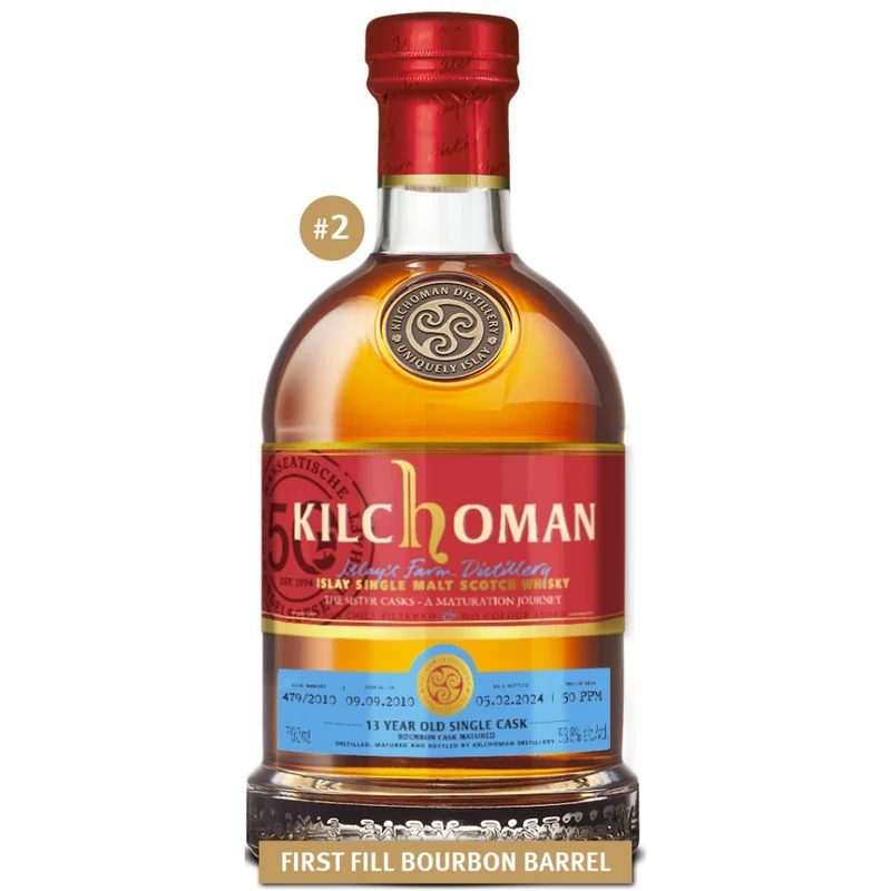 Kilchoman 2010/2024 1st Fill Bourbon Sister Cask 2 479/2010 53,8% 0,7l