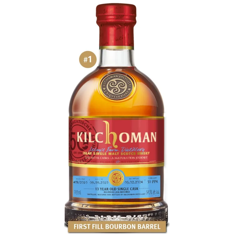 Kilchoman 2010/2024 1st Fill Bourbon Sister Cask 1 478/2010 54,5% 0,7l