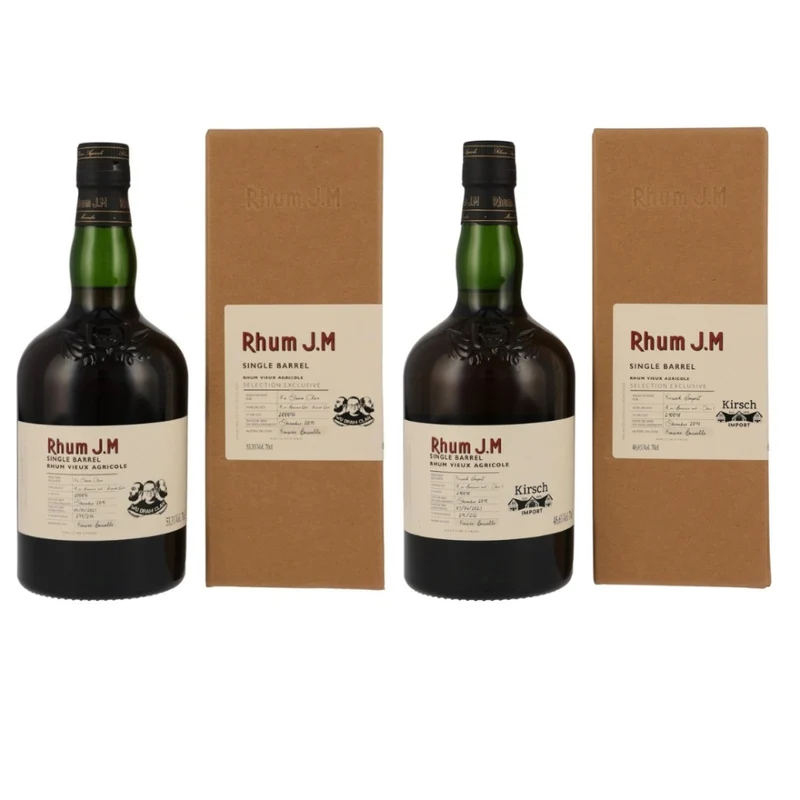 Rhum J.M Bundle 2 Single Barrel Martinique Rhum ~50,95% 2x0,7l