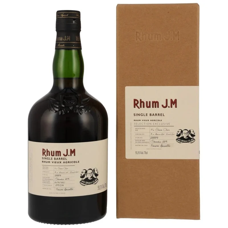 Rhum J.M Wu Dram Clan Single Barrel #200097 53,3% 0,7l