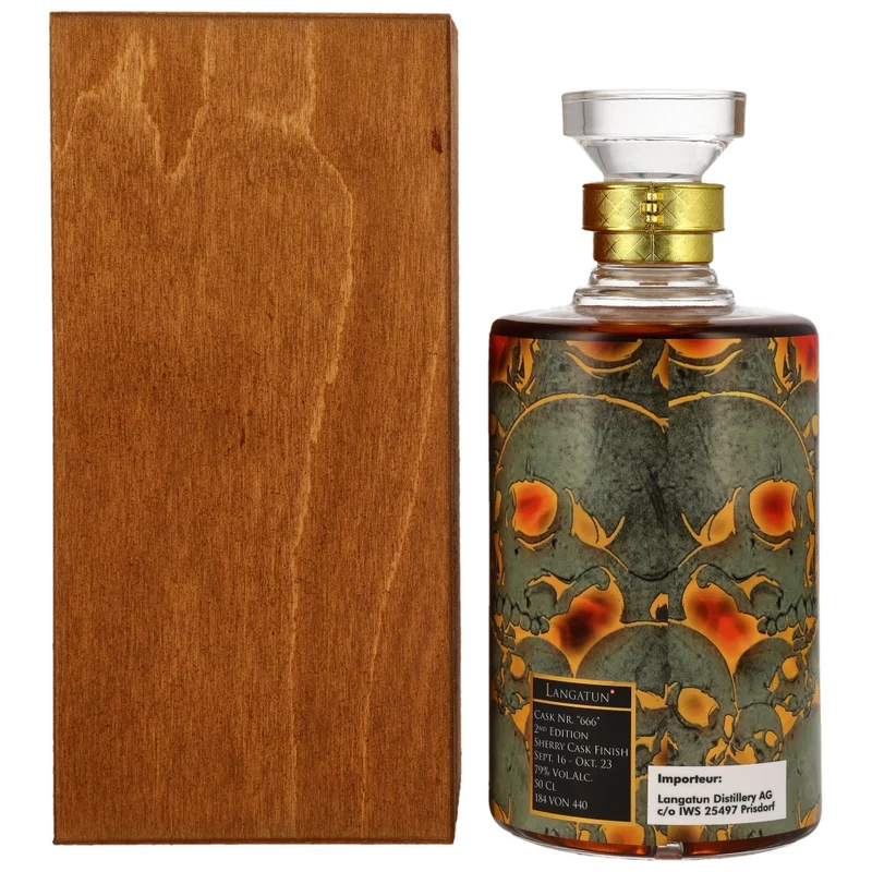 Langatun Hell Fire No.2 Swiss Single Malt Cask #666 79% 0,5l