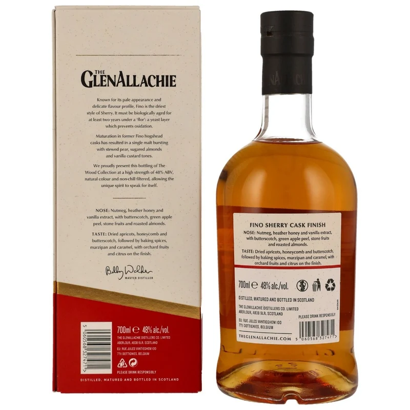 GlenAllachie 9 Jahre The Wood Collection Fino Sherry Finish 48% 0,7l