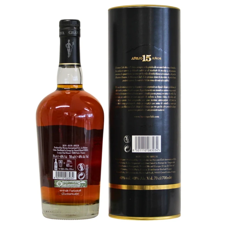 Hav. Club Anejo 15 Anos Rum 40% 0,7l