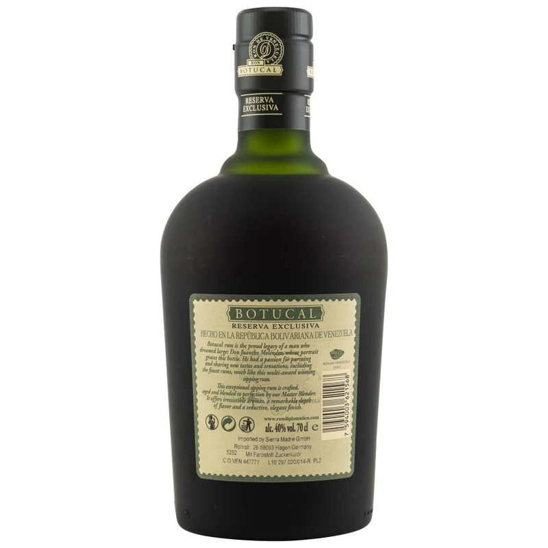 Botucal Reserva Exclusiva Venezuela Rum 40% 0,7l