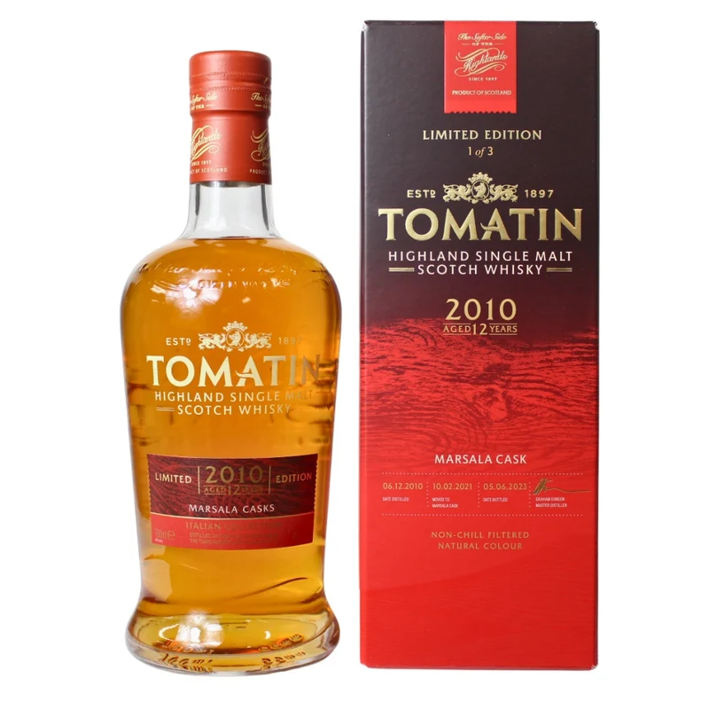 Tomatin 12 Jahre Italian Collection Marsala Edition 46% 0,7l