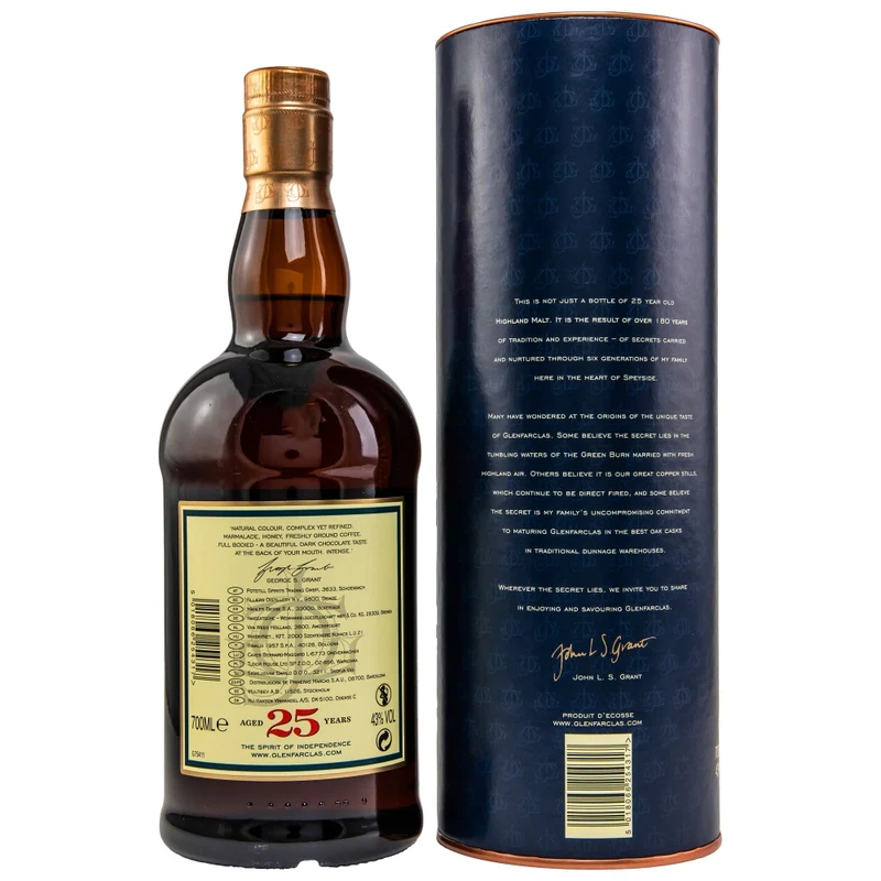 Glenfarclas 25 Jahre 43% 0.7l
