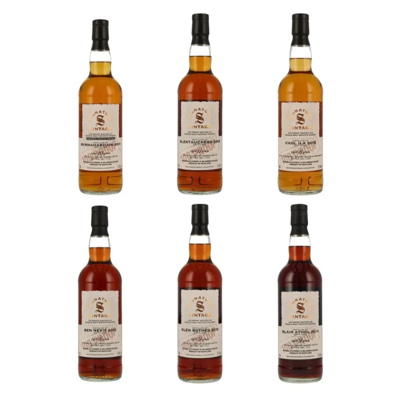 Signatory Vintage 100 Proof Edition Set 57,1% 6x0,7l