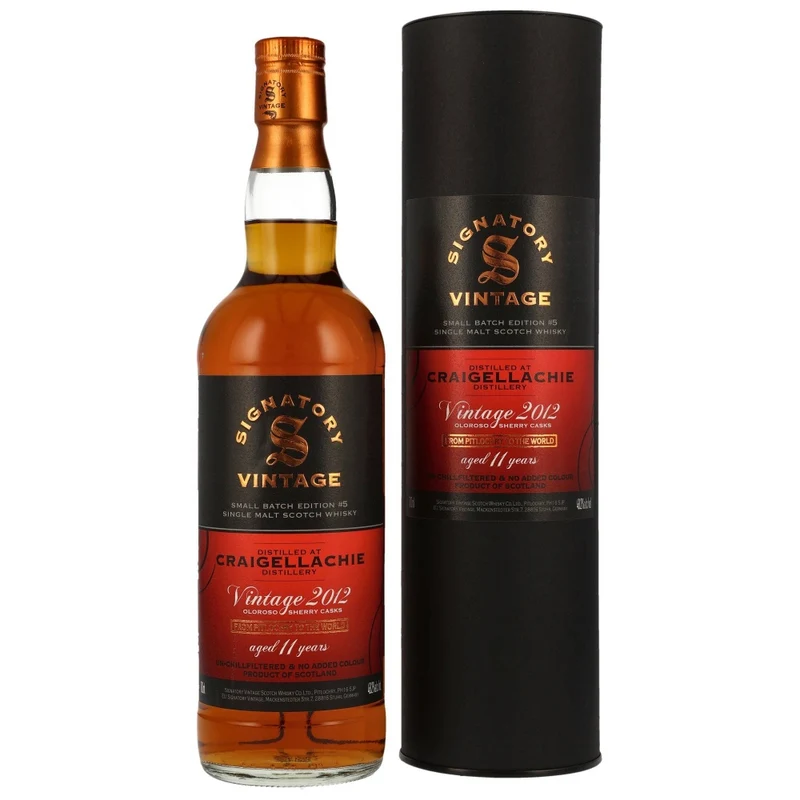 Craigellachie 11 Jahre 2012/2023 Small Batch #5 SV 48,2% 0,7l