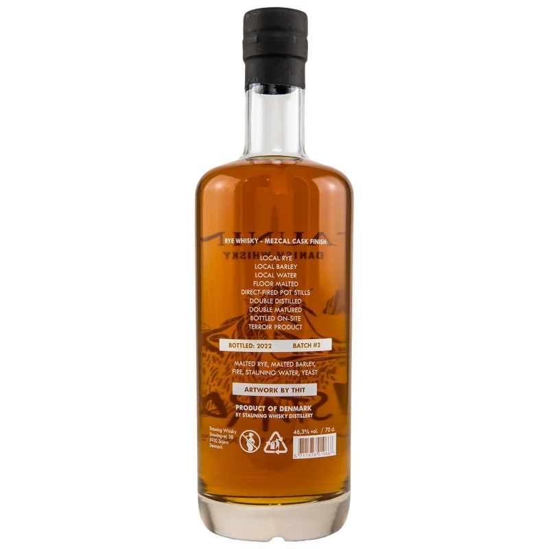 Stauning Bastard Rye Whisky Mezcal Finish 46,3% 0,7l