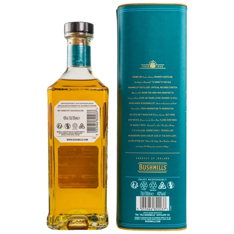 Bushmills 10 Jahre 40% 0,7l