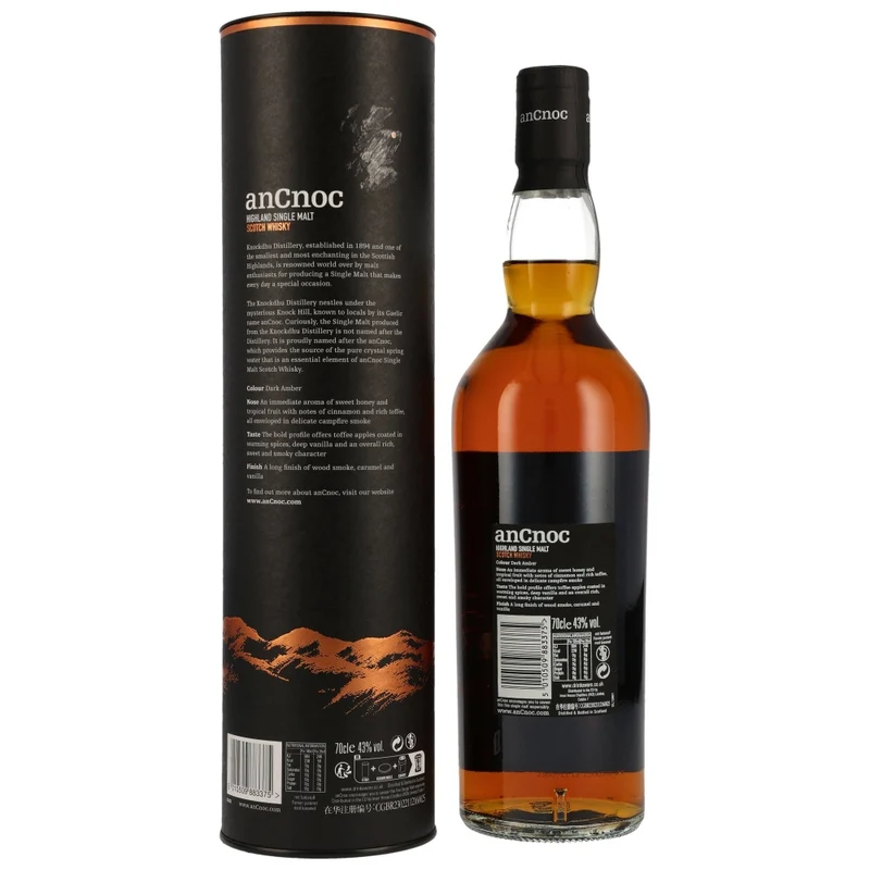 anCnoc Sherry Cask Finish Peated Edition 43% 0,7l