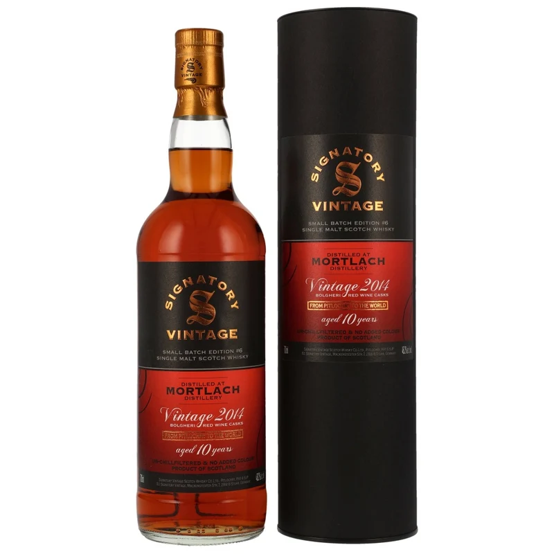 Mortlach 10 Jahre Small Batch Edition #6 Bolgheri SV 48,2% 0,7l