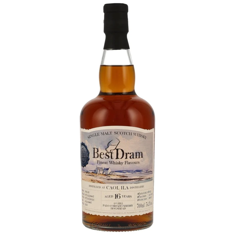 Caol Ila 16 Jahre Palo Cortado Cask #321887 Best Dram 54,3% 0,7l