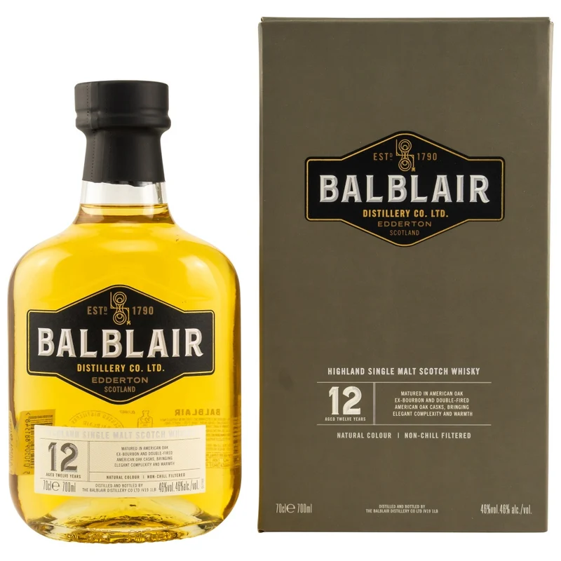 Balblair 12 Jahre 46% 0,7l