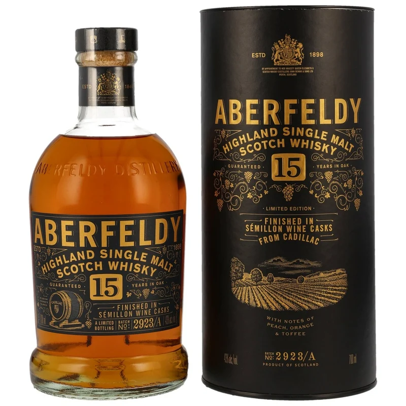 Aberfeldy 15 Jahre Semillon Wine Cask 43% 0,7l