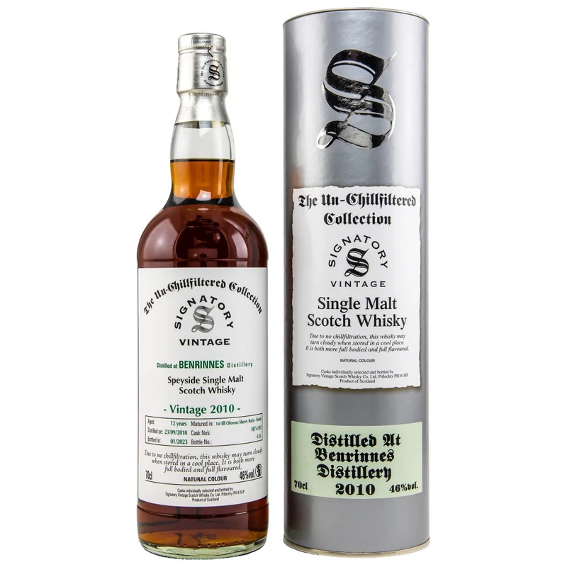 Benrinnes 12 Jahre 2010/2023 Signatory Vintage Cask #107+110 46% 0,7l