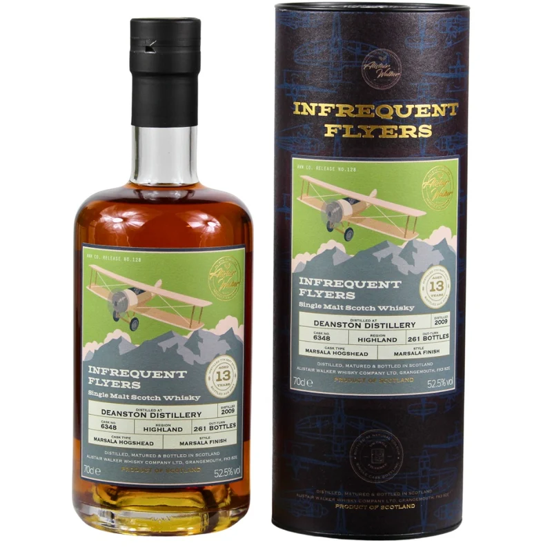 Deanston 13 Jahre Infrequent Flyers No.128 Cask #6348 52,5% 0,7l