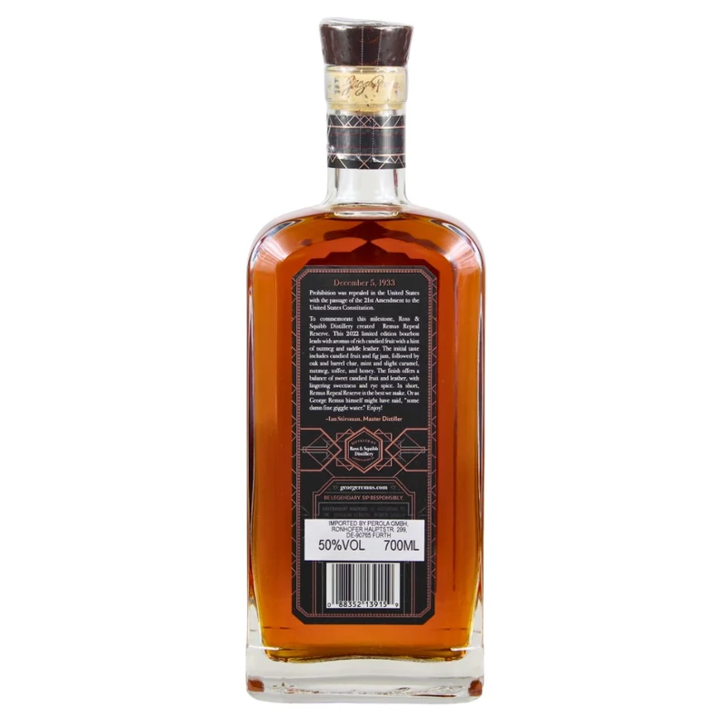 George Remus Repeal Reserve VI Straight Bourbon 2022 50% 0,7l