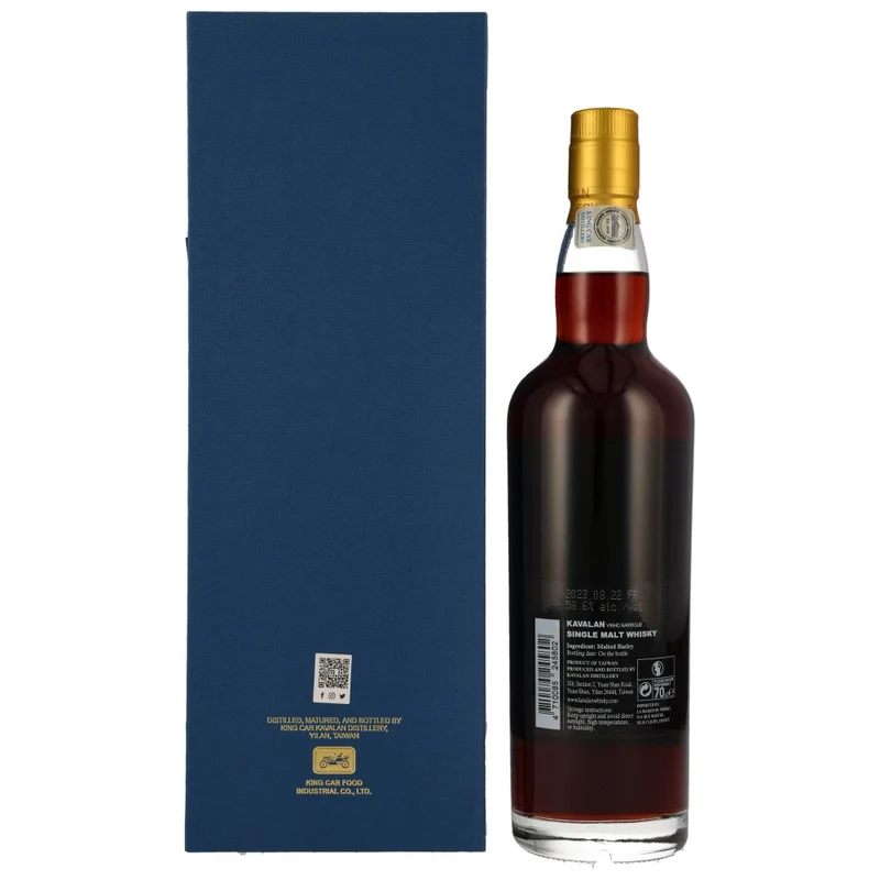 Kavalan Solist New Vibrations Vinho Barrique 58,6% 0,7l