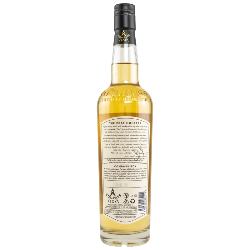 Compass Box The Peat Monster Blended Malt Whisky 46% 0,7l
