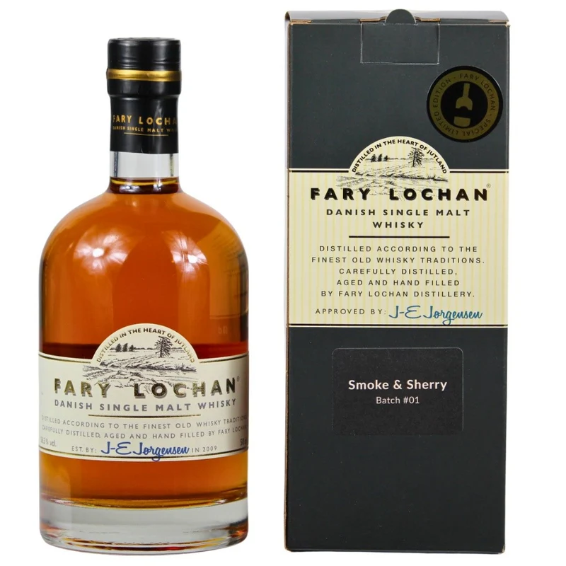 Fary Lochan Smoke & Sherry Batch 1 Danish Whisky 58,3% 0,5l