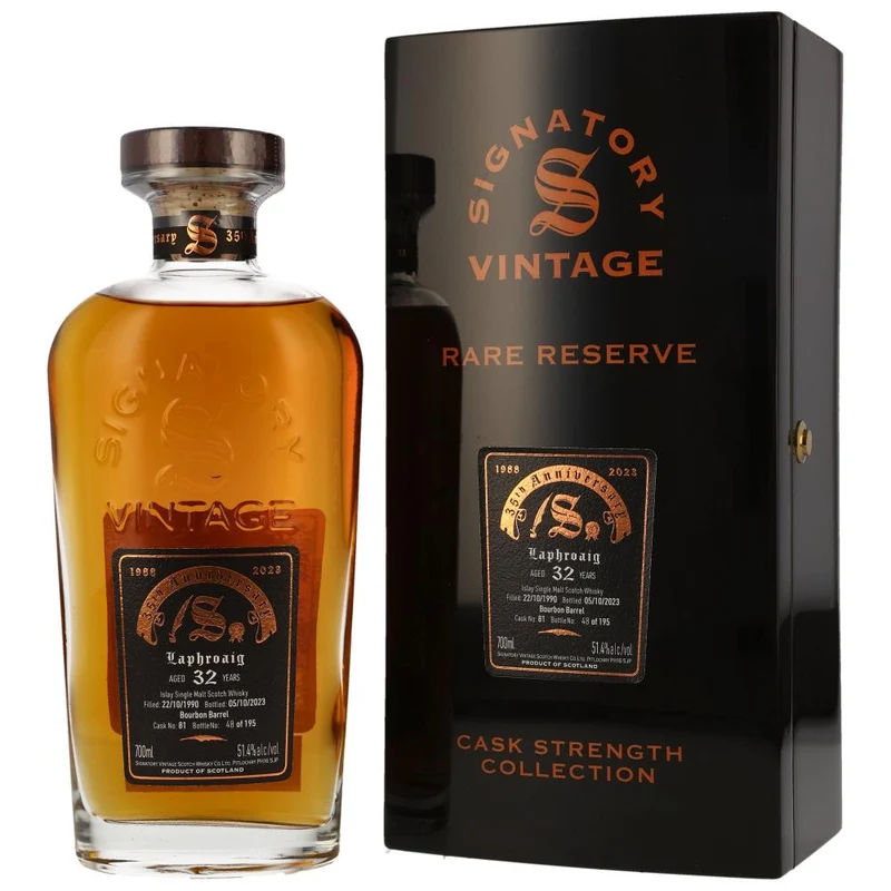 Laphroaig 32 Jahre SV 35th Anniversary Cask #81 51,4% 0,7l