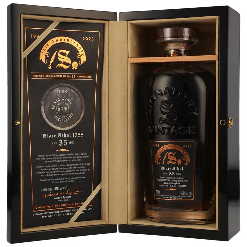 Blair Athol 35 Jahre SV 35th Anniversary Cask #6790 55,9% 0,7l