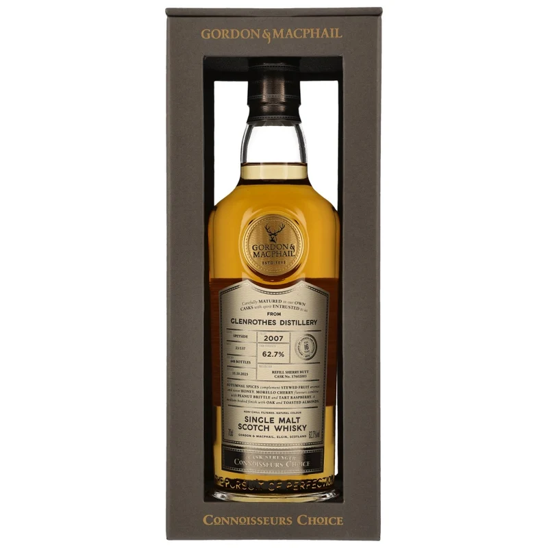 Glenrothes 16 Jahre 2007/2023 Sherry Butt #17602003 G&M 62,7% 0,7l