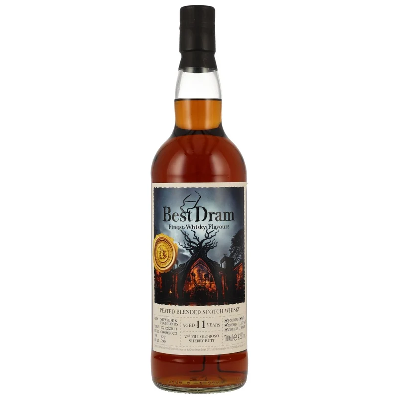 Peated Blended Scotch Whisky 11 Jahre Best Dram 42,3% 0,7l