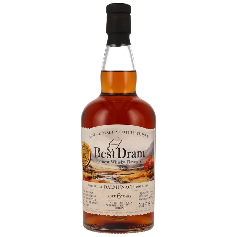 Dalmunach 6 Jahre Small Batch Best Dram 58,4% 0,7l