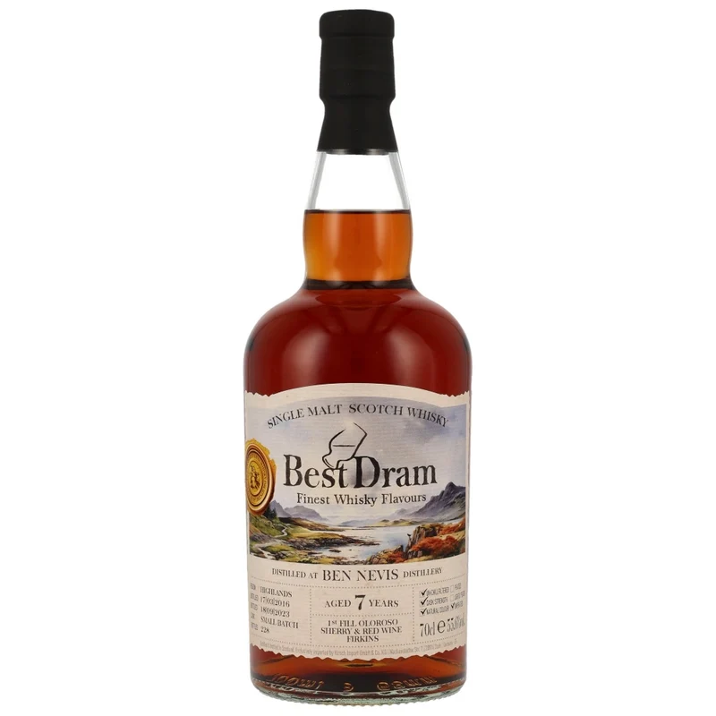 Ben Nevis 7 Jahre Small Batch Best Dram 55,6% 0,7l