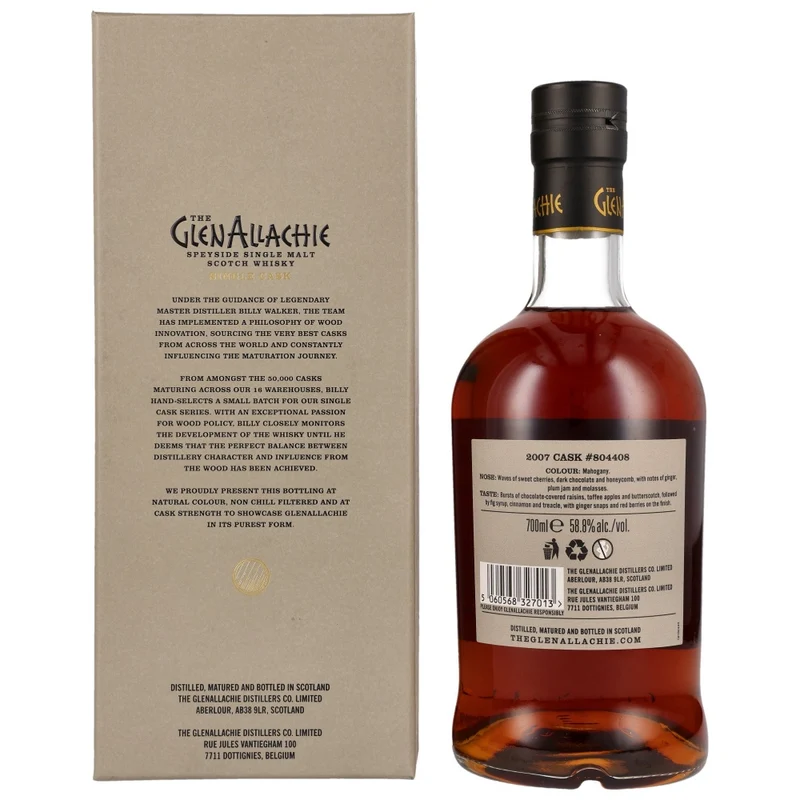 Glenallachie 15 Jahre Single Cask for Europe #804408 58,8% 0,7l