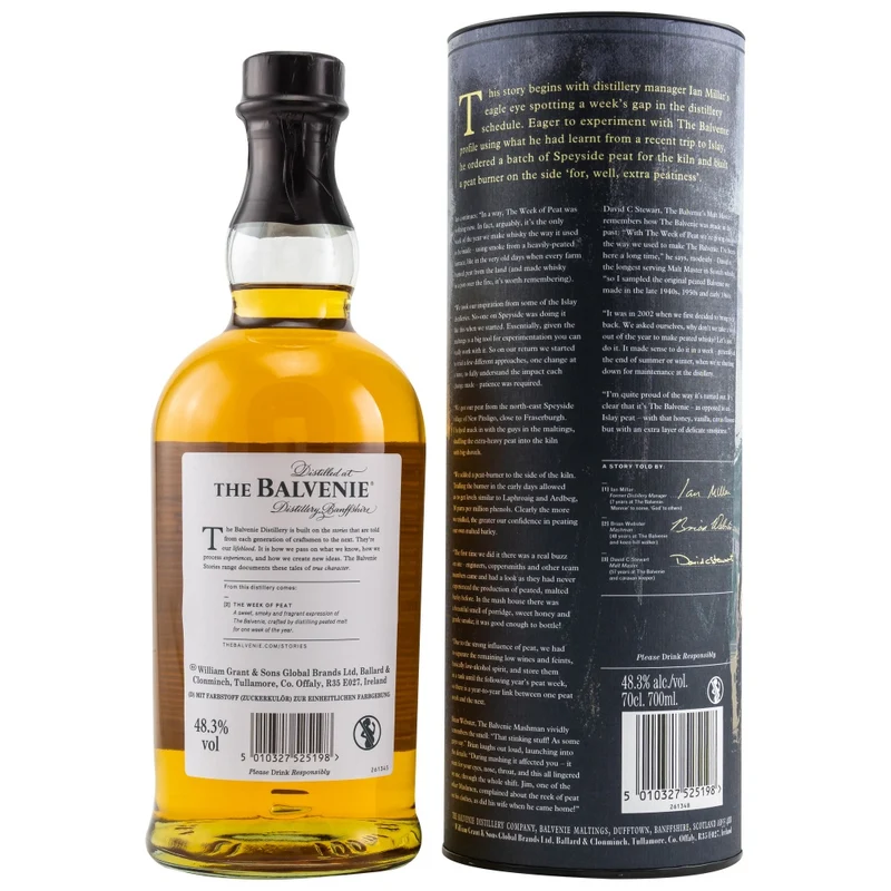 Balvenie 14 Jahre The Week of Peat 48,3% 0,7l