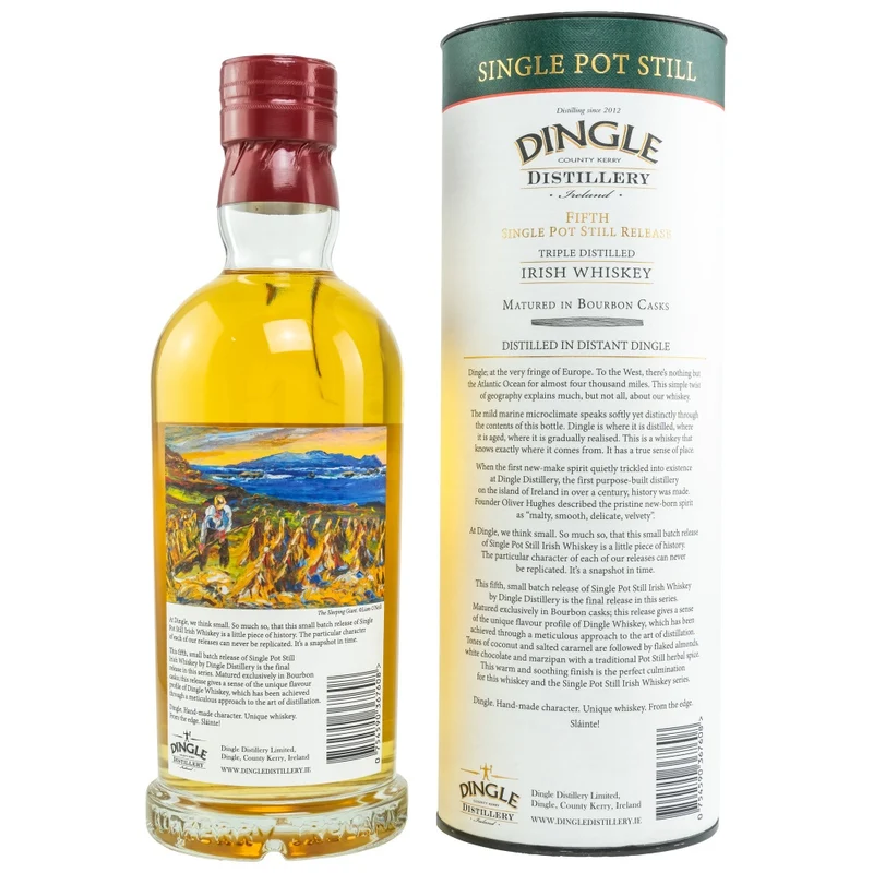 Dingle Fifth Single Pot Still Whiskey Bourbon Casks 46,5% 0,7l