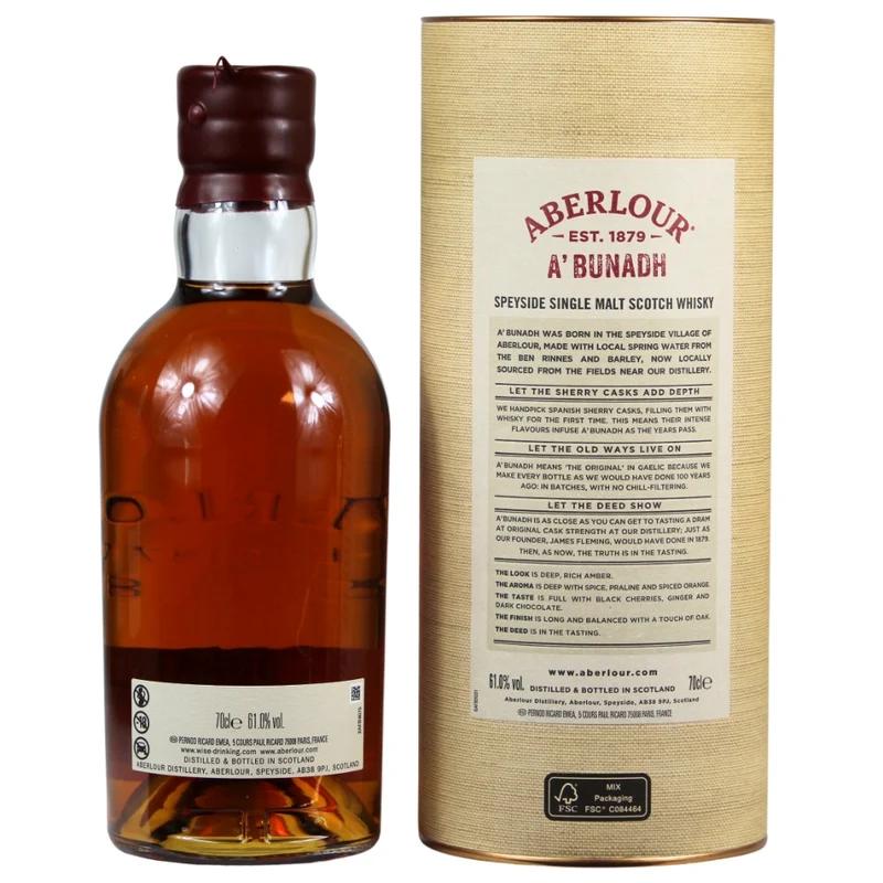 Aberlour A'Bunadh Cask Strength Batch #080 61% 0,7l