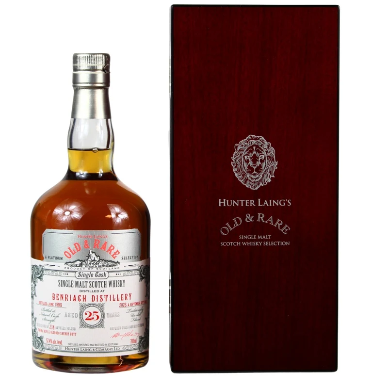 Benriach 25 Jahre 1998/2023 Old & Rare Hunter Laing 57,4% 0,7l