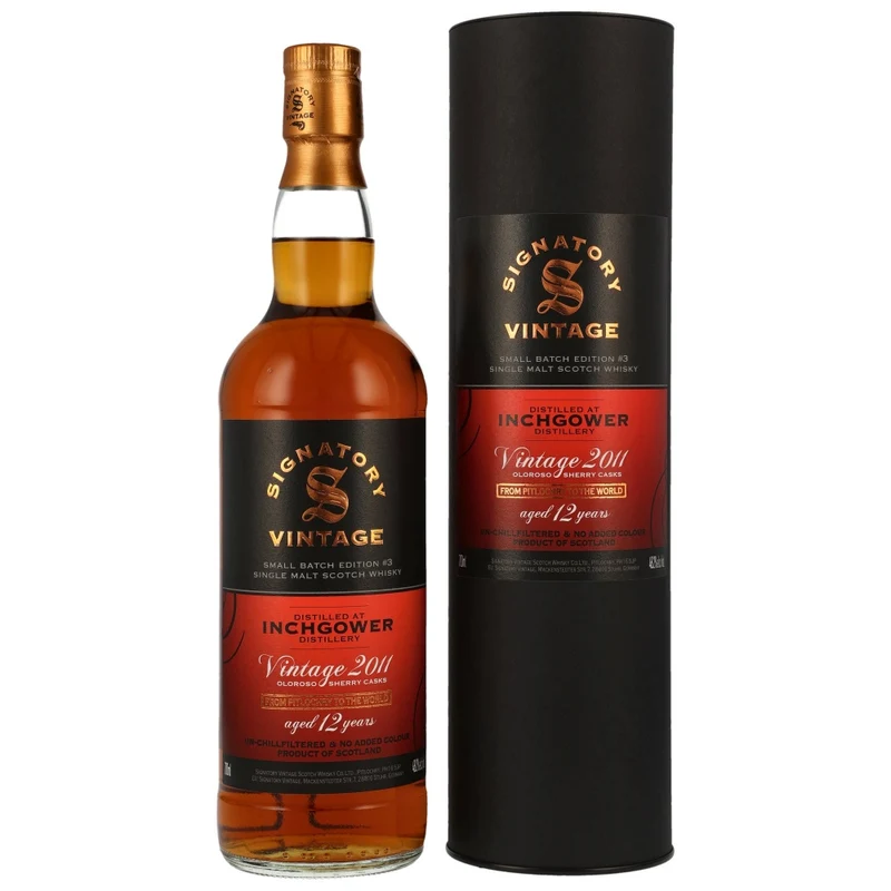 Inchgower 12 Jahre 2011/2023 SV Small Batch #3 Sherry Casks 48,2% 0,7l