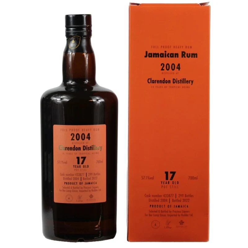 Clarendon 17 Jahre Jamaica Rum 2004 Vintage Cask #433877 57,1% 0,7l