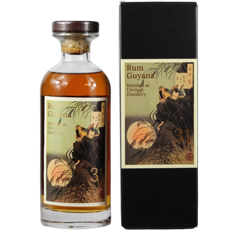 Uitvlugt 31 Jahre Guyana Rum 100 Aspects of the Moon 1 Cask #35 52,6% 0,7l