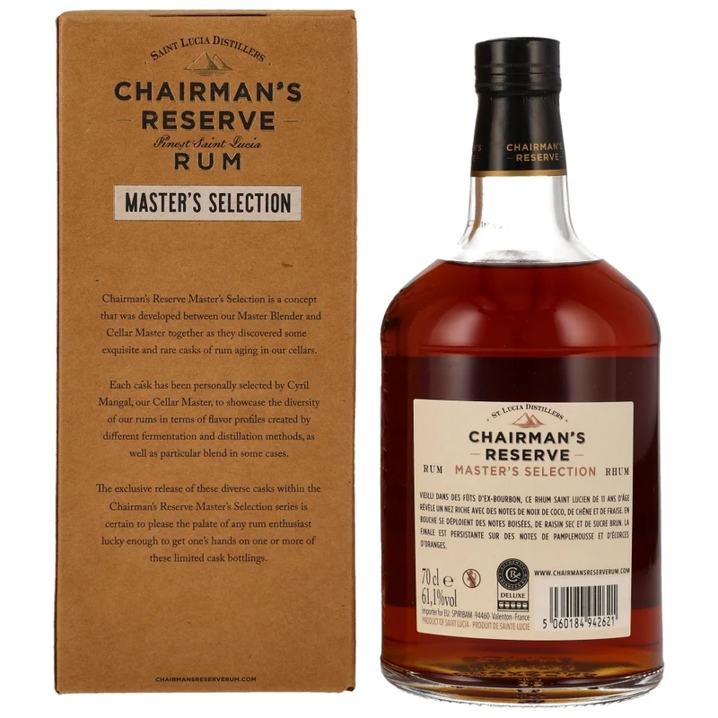 Chairman's Reserve Rum 11 Jahre New Vibrations Cask #0295032010 61,1% 0,7l