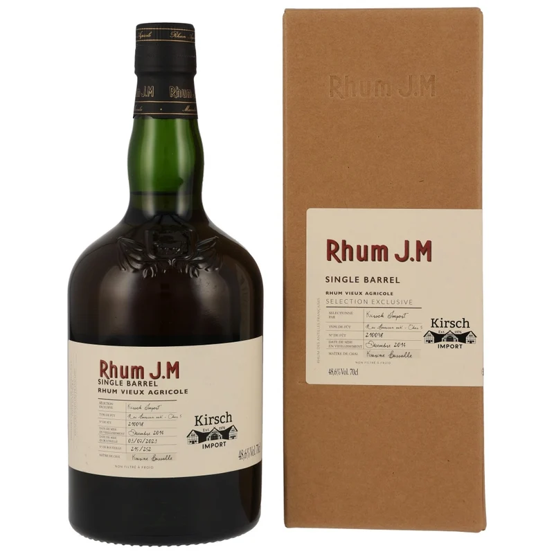 Rhum J.M 2014/2023 Single Barrel #210098 Germany Exclusive 48,6% 0,7l