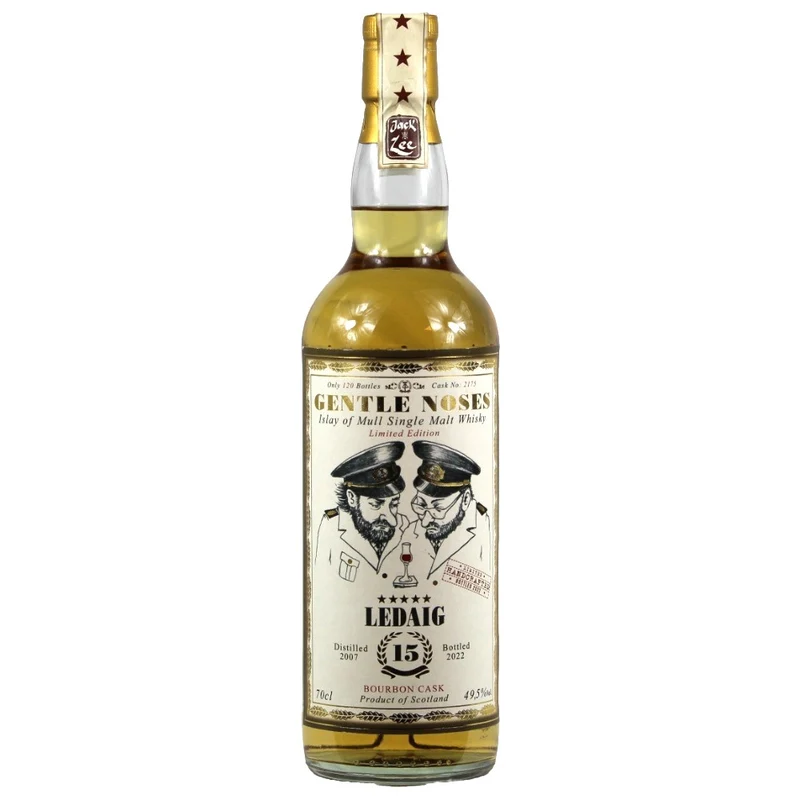 Ledaig 15 Jahre Gentle Noses Limited Edition Bourbon Cask #2175 49,5% 0,7l