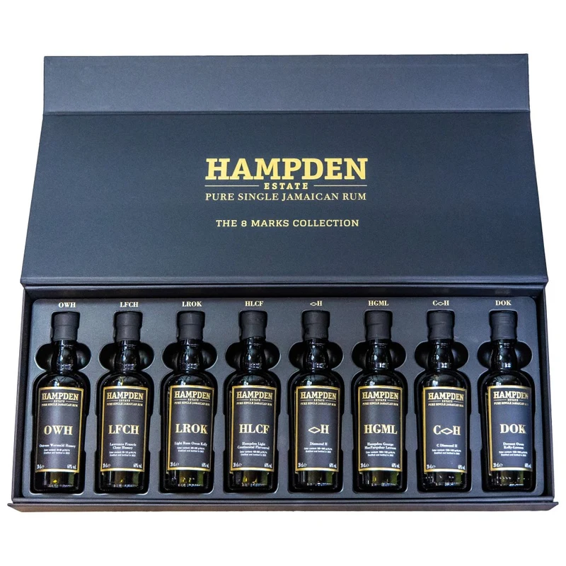 Hampden 8 Marks Collection Pure Single Jamaican Rum 60% 8x0,2l