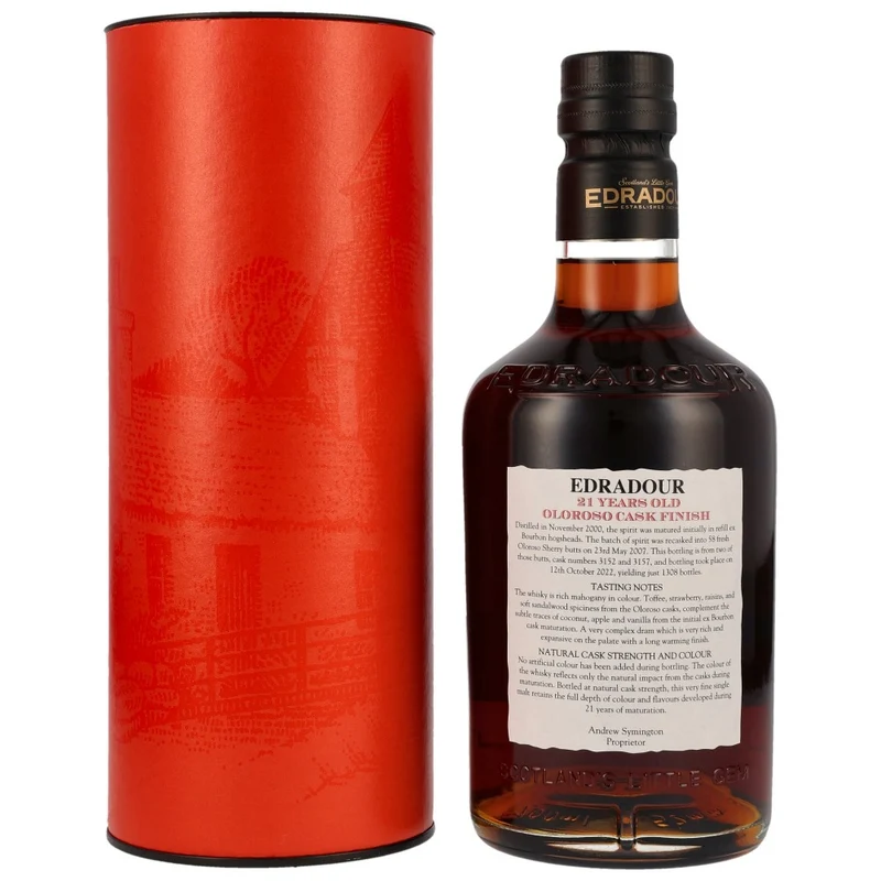 Edradour 21 Jahre 2000/2022 Sherry Finish #3152+3157 56,5% 0,7l