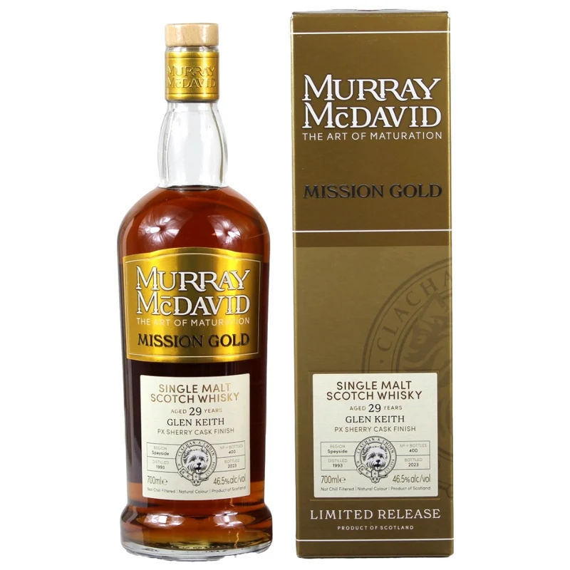 Glen Keith 29 Jahre Mission Gold Murray McDavid 46,5% 0,7l