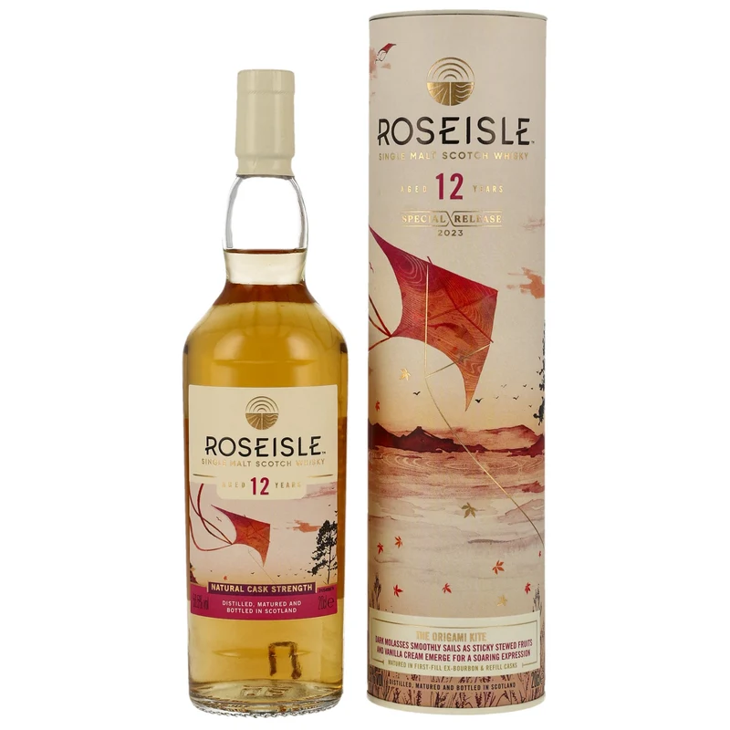 Roseisle 12 Jahre Mini Special Release 2023 The Origami Kite 56,5% 0,2l