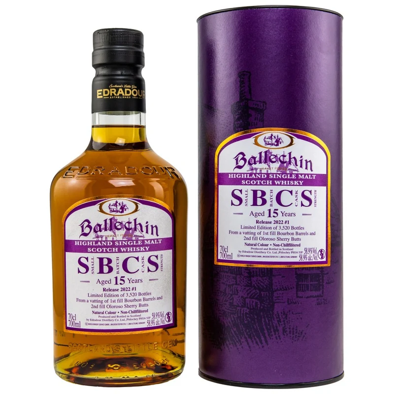 Ballechin 15 Jahre SBCS Batch #1 58,9% 0,7l