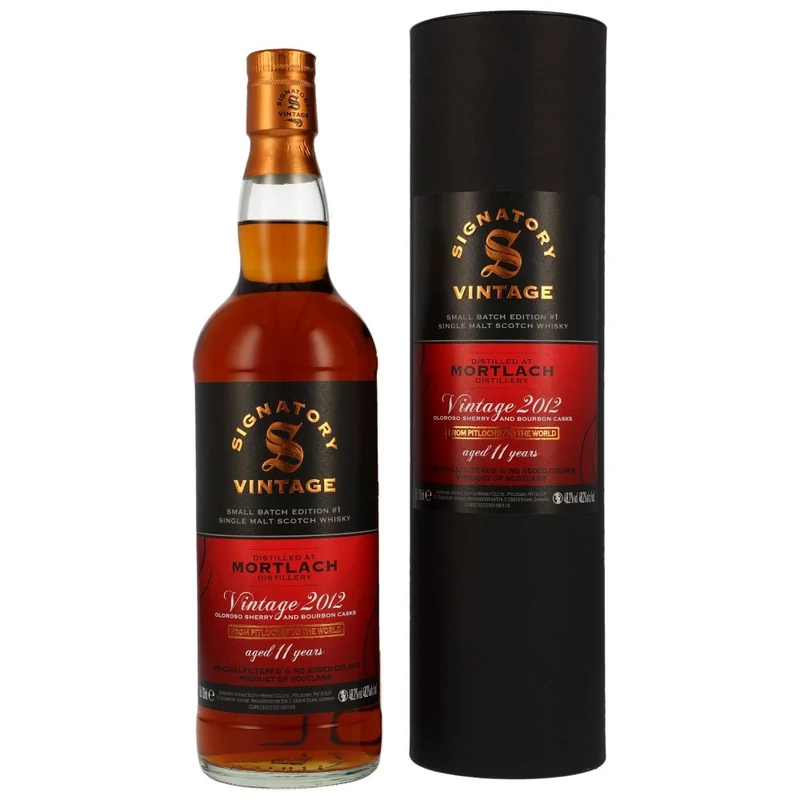 Mortlach 2012/2023 Signatory Small Batch Edition #1 48,2% 0,7l