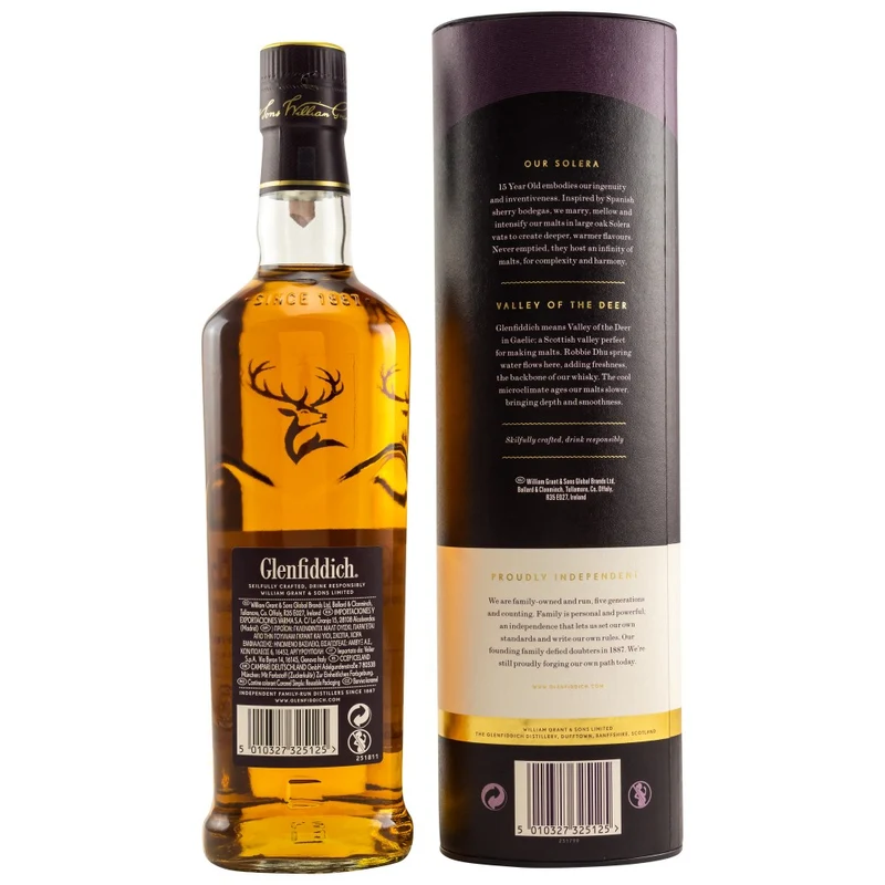 Glenfiddich 15 Jahre Our Solera 40% 0,7l